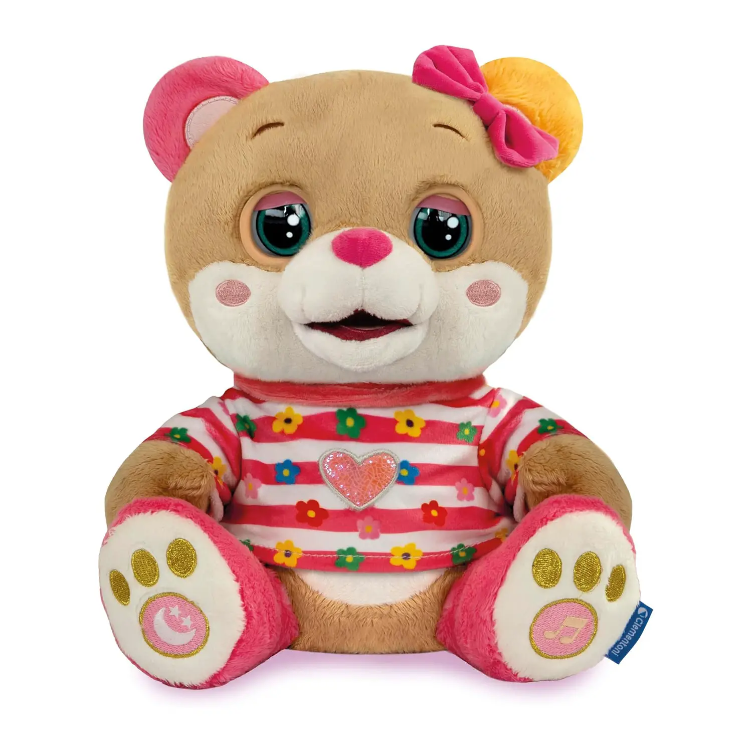 Clementoni Baby Dolce Milly, Orsacchiotto Interattivo con Storie 12+ Mesi - Primi giochi
