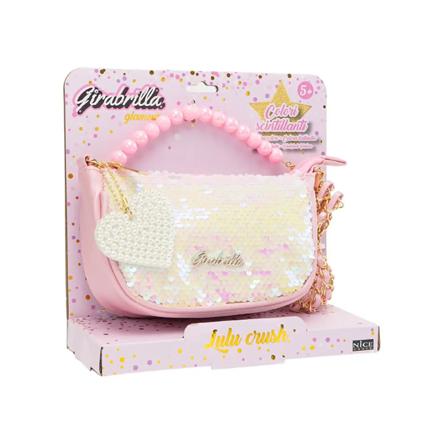 NICE Girabrilla Lulù Crush - Borsetta con Paillettes - bellezza e accessori