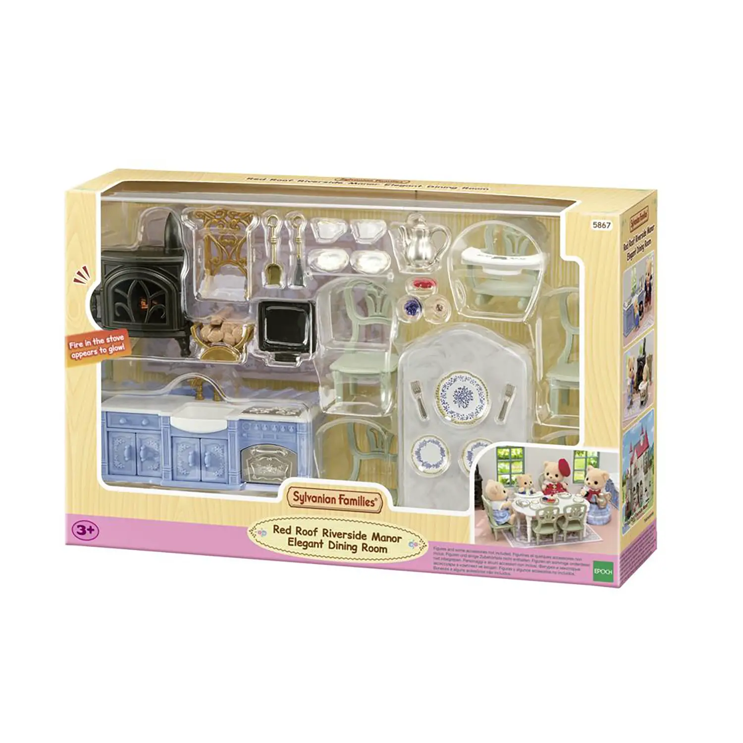 Sylvanian Families La Cucina Della Villa Sul Fiume - play set