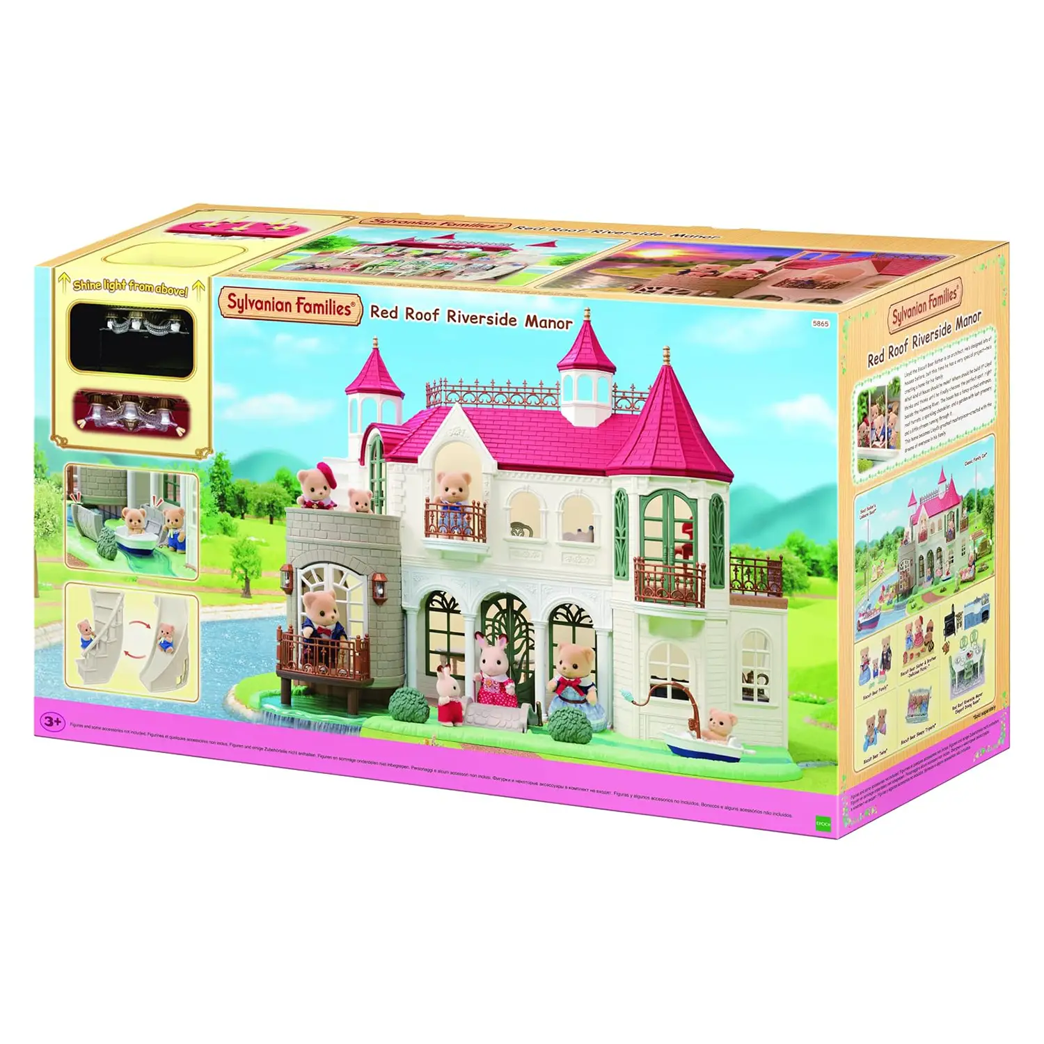 Sylvanian Families Villa sul Fiume con Luci - Casa Giocattolo - play set