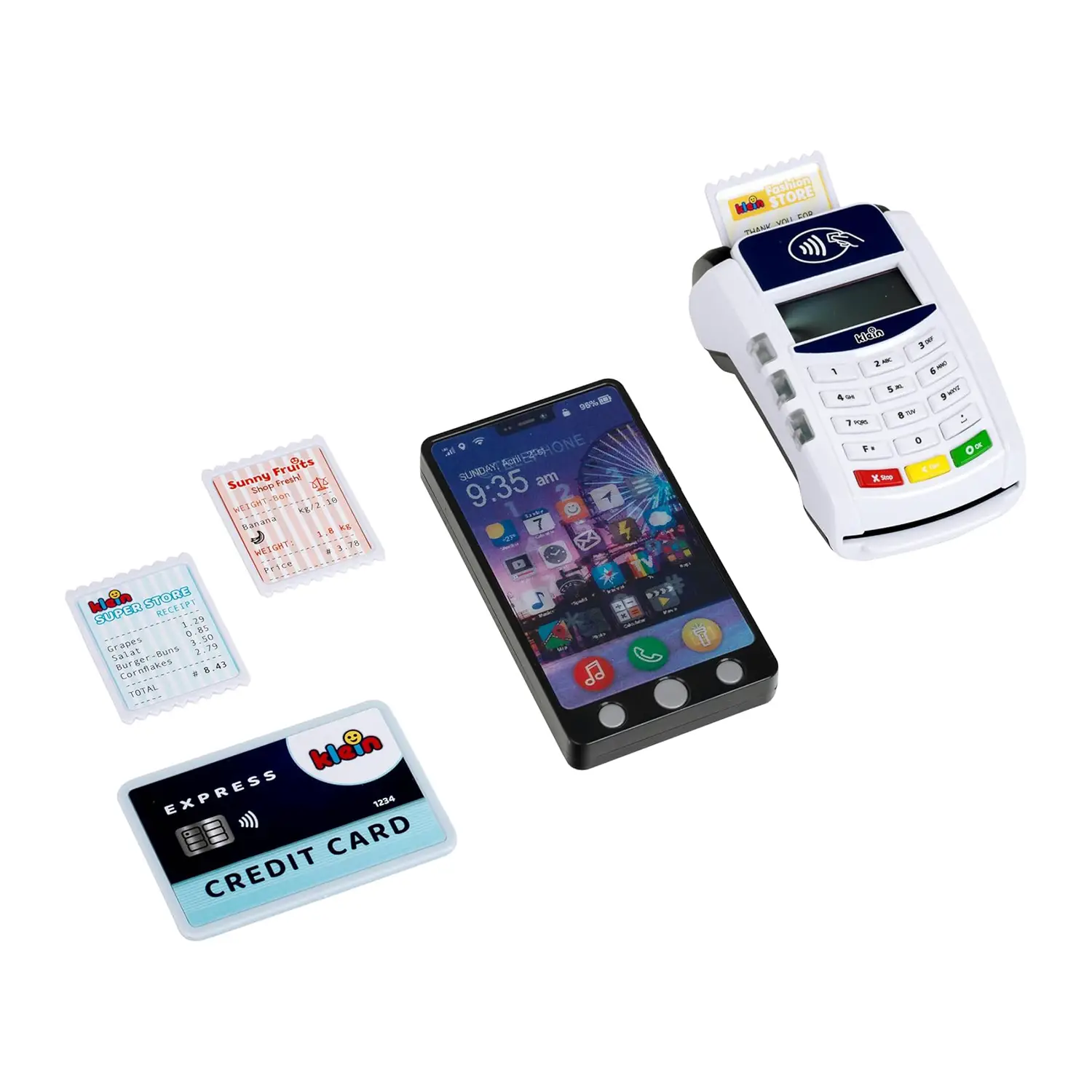 Terminale Pos E Smartphone Giocattolo Con Luci E Suoni - Cucine e gioco simbolico