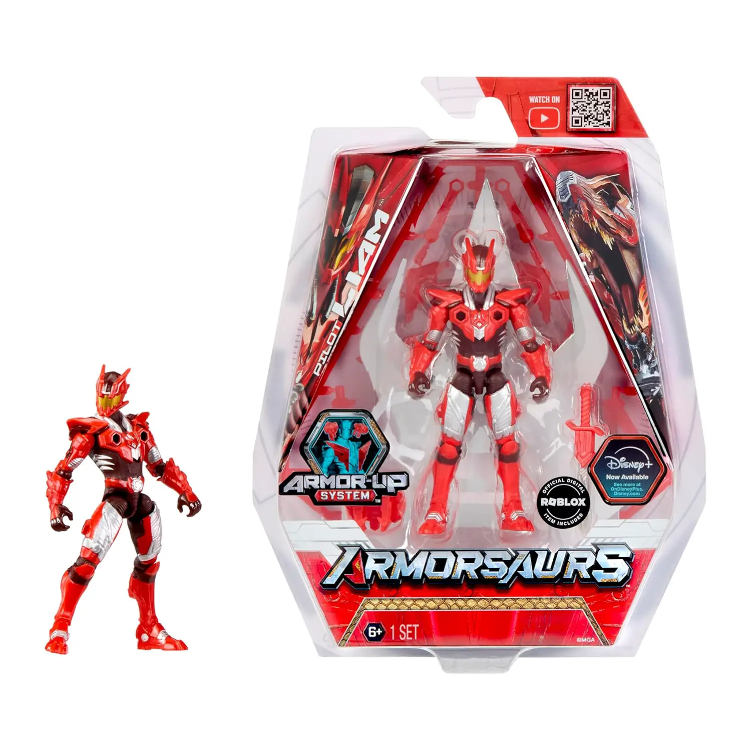 Armorsaurs Personaggio Articolato Pilota Liam Roberts - action figures ed accessori