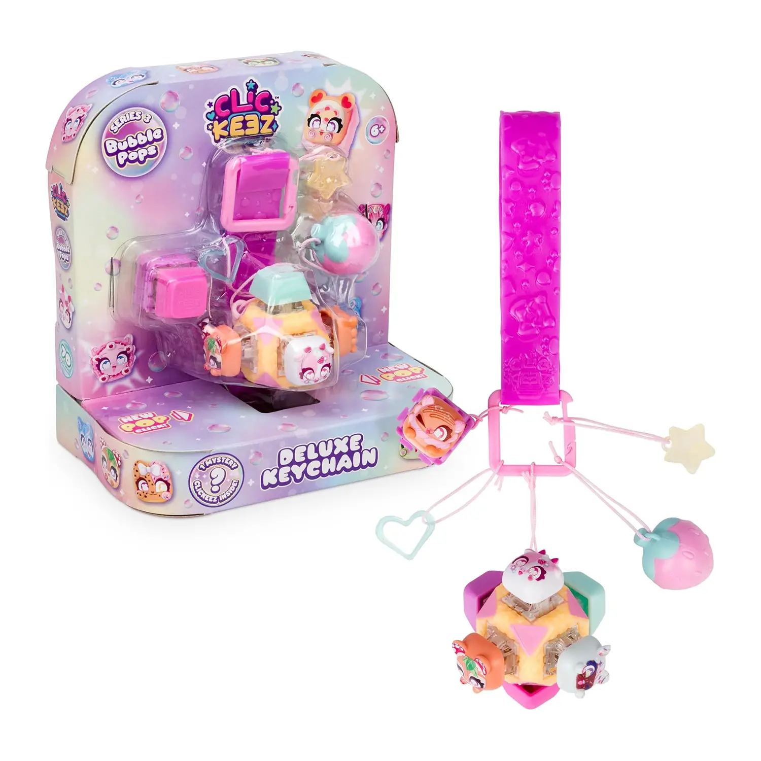 Goliath Clickeez Bubble Pops Portachiavi Deluxe Serie 3 - collezionabili bambina