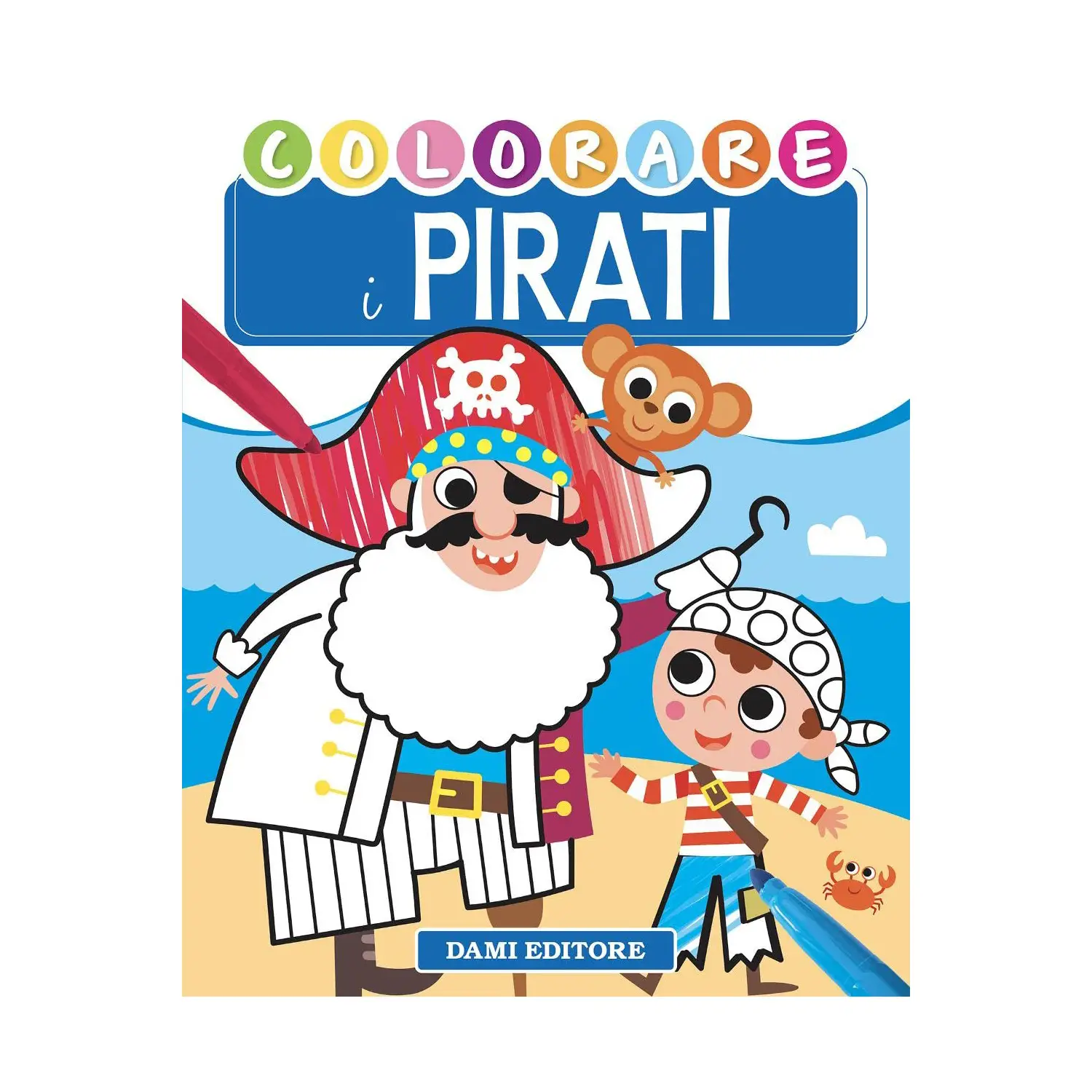 Libro Da Colorare - Pirati - Prima biblioteca