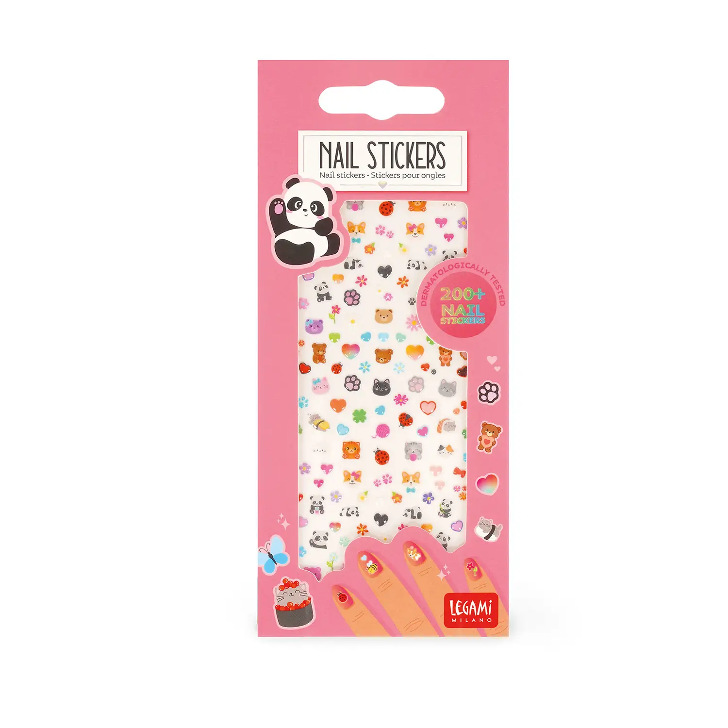 Legami Nail Stickers Adesivi Per Unghie - Animali Carini - legami