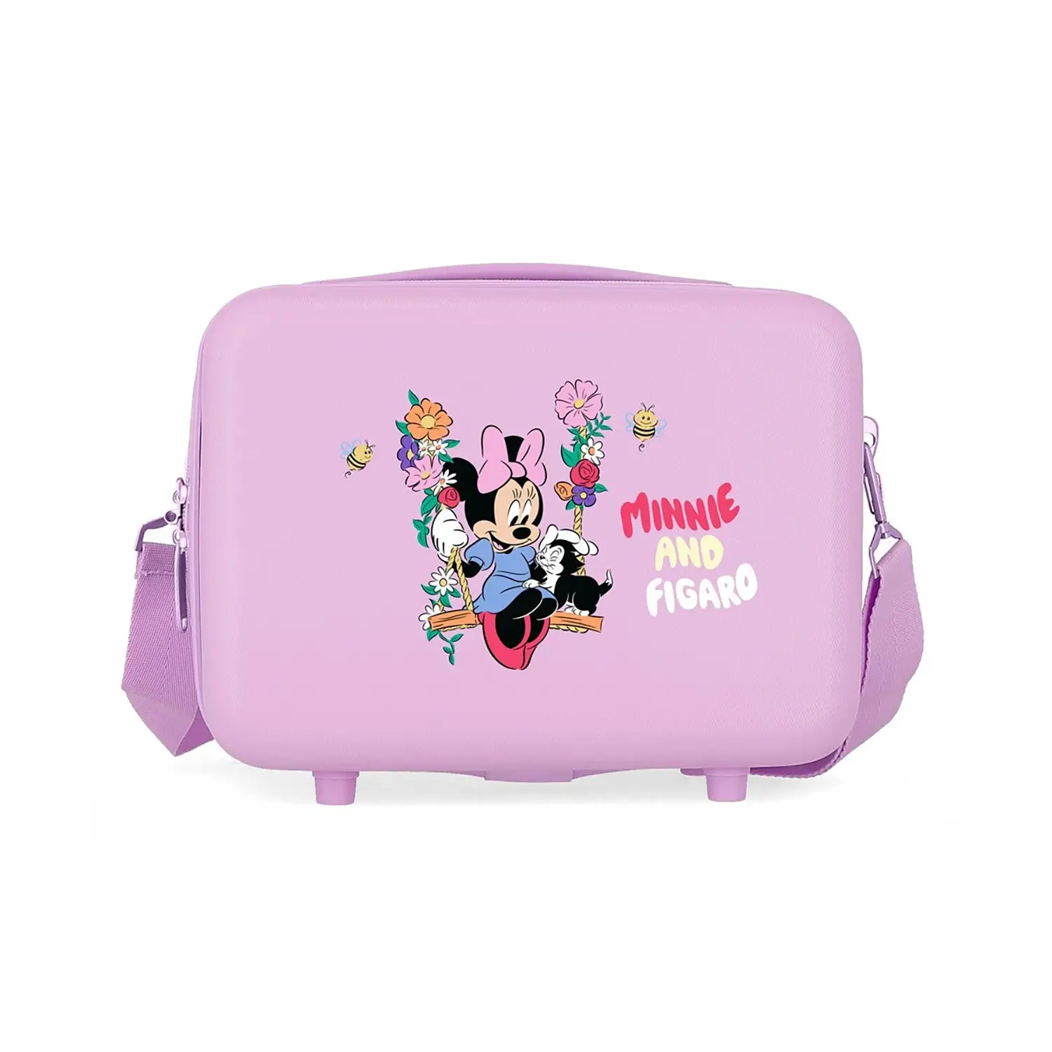 Beauty case ABS Minnie And Figaro Lilla Disney - valige e borse da viaggio