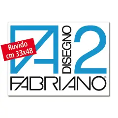 Album da Disegno Fabriano F2 Ruvido, 12 Fogli 33x48 cm