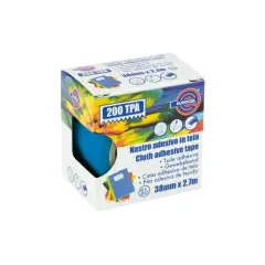 Nastro Telato Adesivo Blu 38 mm x 2,75 m – Nastro Telato Resistente