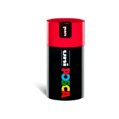 Pennarelli Uni Posca - Punta media 1,8 – 2,5 mm – Gift Box 18 Colori - Tappo Rosso