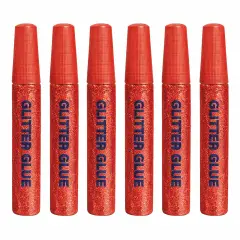 Porporina Color Glue Glitter Rosso 12 g – Colla Glitter