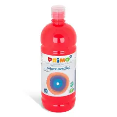 Tempera Acrilica Primo Rosso Vermiglio 1000 ml – Colore Acrilico ad Acqua