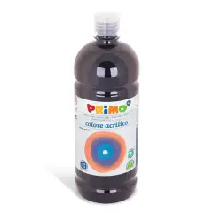 Tempera Acrilica Primo Nero 1000 ml – Colore Acrilico ad Acqua