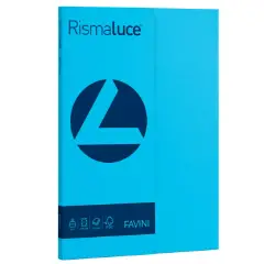 Carta Colorata Rismaluce A4 200 gr – 50 Fogli - Azzurro