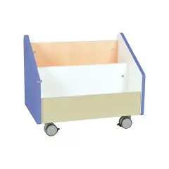 Carrello Libreria Grande Quadro Blu – Arredo per Scuola e Biblioteca
