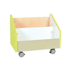 Carrello Libreria Grande Quadro Lime – Arredo per Scuola dell’Infanzia