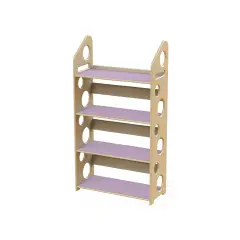 Modulo Libreria Media cm 133 - Lilla - Arredo per Scuola dell’Infanzia