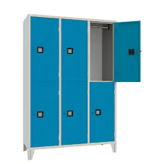 Armadio Casellario Quadro 6 Posti Ante Azzurro - Conforme CAM