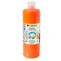 Colori a Dita Primo Arancio 750 ml – Tempera a Dita per Bambini