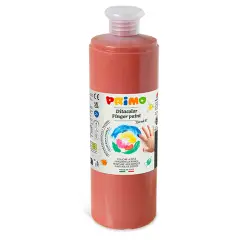 Colori a Dita Primo Siena Bruciata 750 ml – Tempera a Dita per Bambini