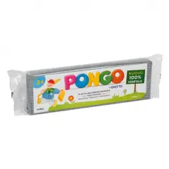 Plastilina Pongo By Giotto – Panetto 350 g Argento | 100% Vegetale e Sicura