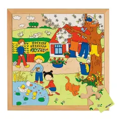 Puzzle delle Stagioni – Primavera | Puzzle Educativo per Bambini in Legno