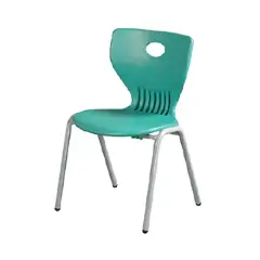 Sedia Scolastica Classe 3.0 Misura 5-6 – Altezza Seduta 44 cm | Verde – 2 Pezzi