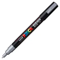 Pennarello Uni Posca - Punta Fine 0,9-1,3 mm – Argento