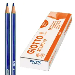 Pastelli a Matita Giotto Stilnovo – 12 Pezzi • Blu