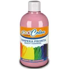 Colore a Tempera Giodicolor Rosa 500 ml – Tempera Pronta Superlavabile