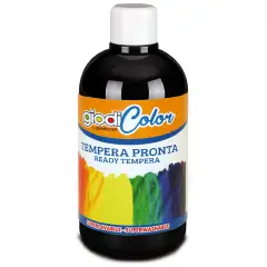 Colore a Tempera Giodicolor Nero 500 ml – Tempera Pronta Superlavabile