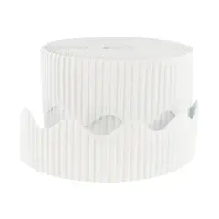 Bordi Cartondulato Onde Bianco – Rotolo 5,7 x 15 m