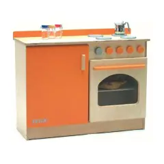 Blocco Cucina Double Frigo-Cucina – Cucina Giocattolo in Legno per Bambini