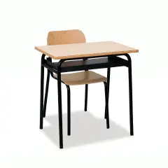 Banco Monoposto 900 H 64 cm - Sottopiano in Lamiera – Scuola Primaria - CAM