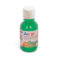 Colore Acrilico Fine Primo Verde Brillante 125 ml – Pittura Acrilica per Dipingere e Decorare