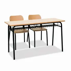 Banco Biposto 900 H 76 cm - Sottopiano in Griglia – Secondaria di Secondo Grado - CAM