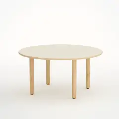 Tavolo Onda Circolare Magnolia H 58 cm – Misura 3, Ø 120 cm