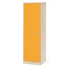 Mobile Colonna Forma con Anta Destra Arancio – Armadio Scolastico 50 x 41 x 174 cm