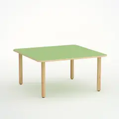 Tavolo Forma Quadrato H 46 cm – Misura 1 - Verde - Conforme CAM