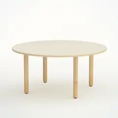 Tavolo Forma Circolare Cm. 46 - Misura 1 - Magnolia per La Scuola Nidi D'infanzia - Conforme CAM