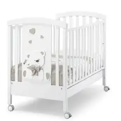 Lettino Erbesi Tato Bianco Tortora