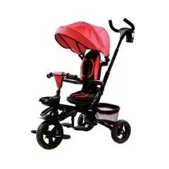 Triciclo Evolutivo Pieghevole Con Maniglione – Rosso