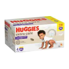 Pannolini Huggies Extra Care Mutandina Megapack - Taglia 4 - 9-14 Kg - 80 Pezzi