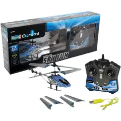Sky Fun RTF Quadricottero Radiocomandato, 2.4 GHz, 3 Canali