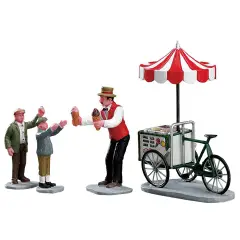 Statuetta “Carretto del Gelato” – Set di 4 Pezzi