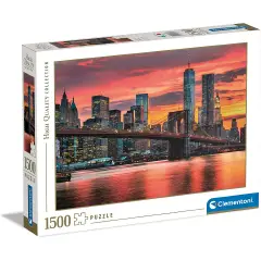 Puzzle 1500 Pezzi Hqc East River At Dusk