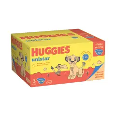 Pannolini Huggies Unistar Megapack - Taglia 3 - 4-9 Kg - 156 Pezzi