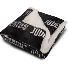 Plaid Juventus Agnellato 130x160 cm con Banderoll | HERMET