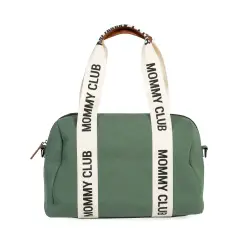 Borsa Cambio Mommy Club in Tela Verde Childhome