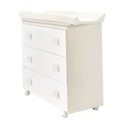 Bagnetto Infinito Bianco con Pomelli Bianchi Italbaby