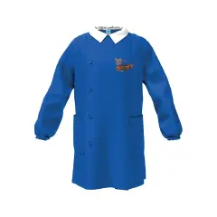 Grembiule Bambino Scuola Auto Corsa Blu 7 Anni